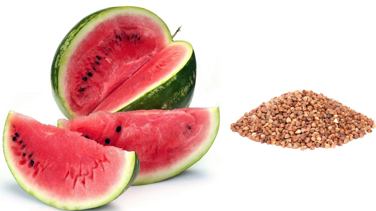 vattenmelon bovete kost för viktminskning
