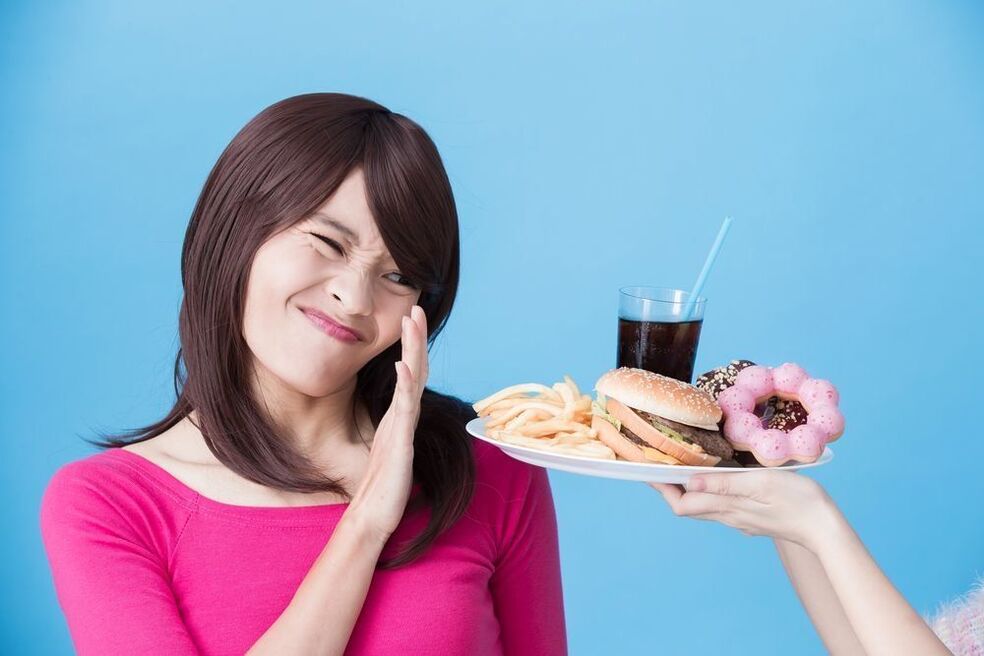 undvika ohälsosam mat för viktminskning